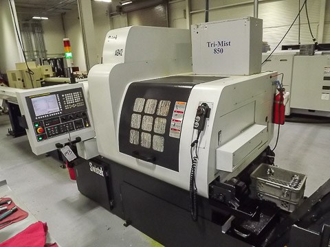 Swisstek AB42 7 Axis CNC Lathe Screw Machine For Sale