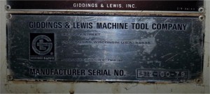 Giddings Lewis VTL pic 8