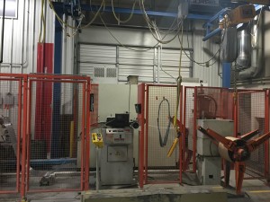 Used 200 Ton Manzoni Press with feedline For Sale