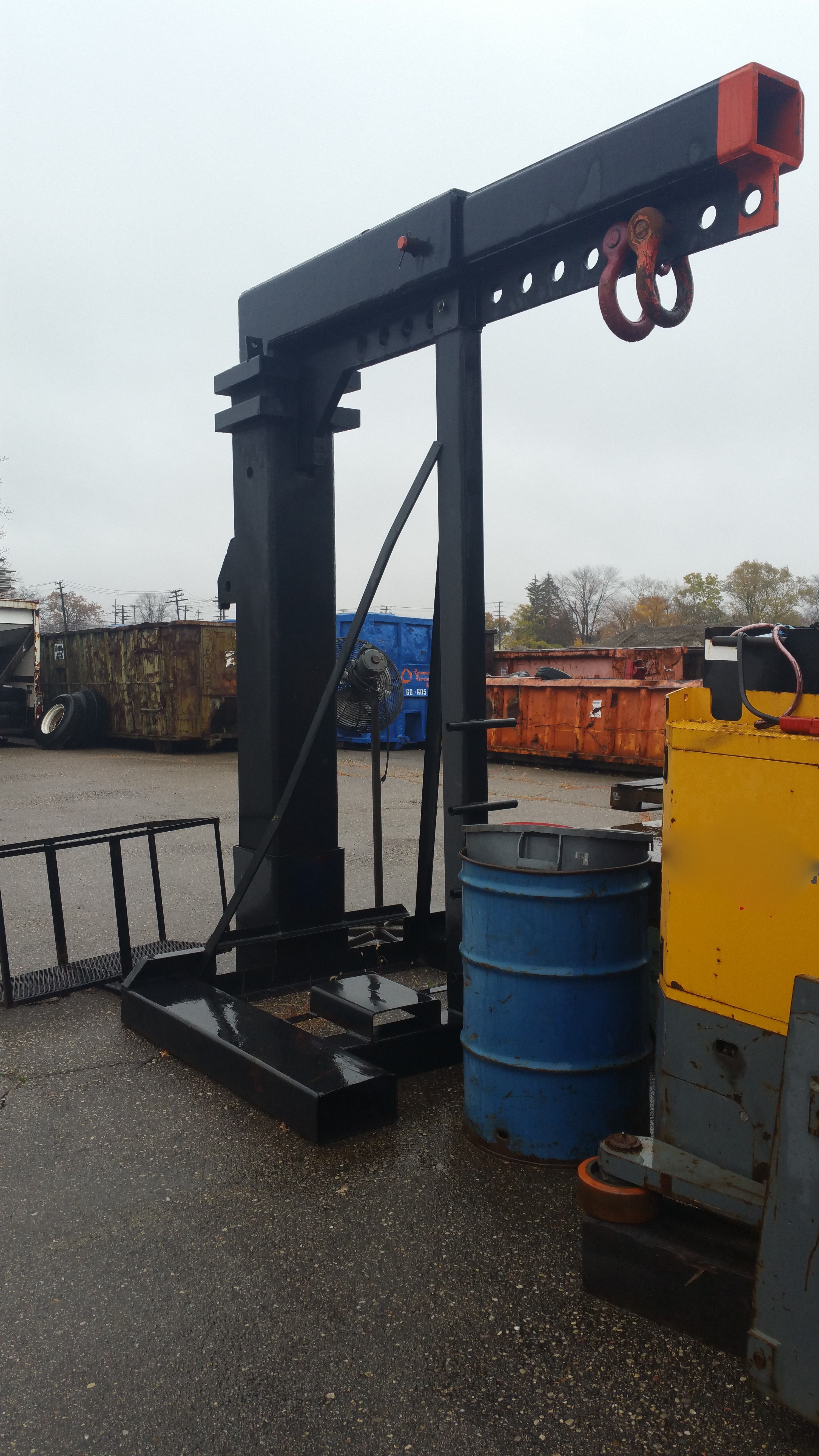 80 000lb Used Bristol Riggers Forklift For Sale Call 616 200 4308