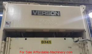 200 Ton Capacity Verson Straight Side Press For Sale