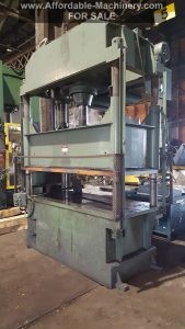 100 Ton Dake 4-Post Down-Acting Hydraulic Press For Sale