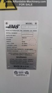 Used Haas VF-0E CNC Mill For Sale