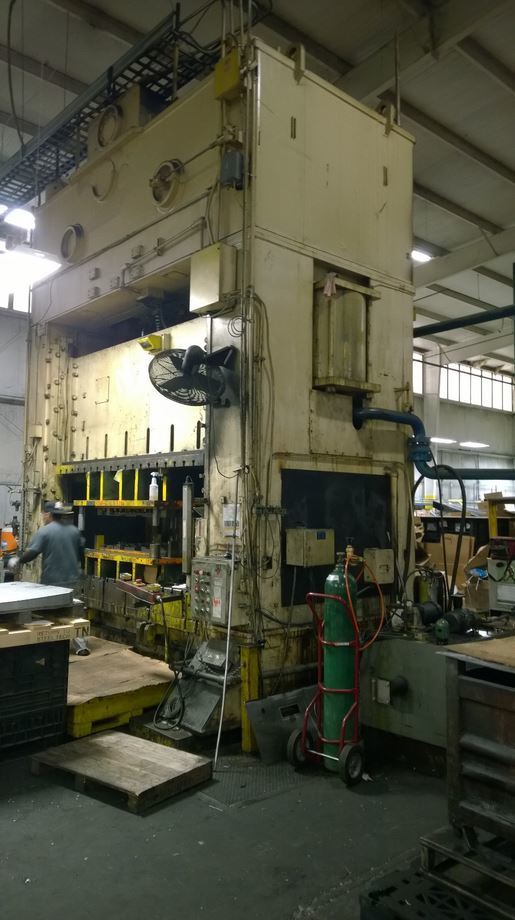 800 Ton Bliss Straight Side Metal Punch Press For Sale 800TBlissSSPress