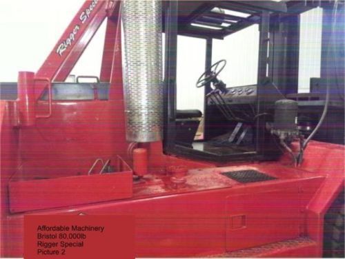 80,000lbs. Bristol Riggers Forklift Truck For Sale