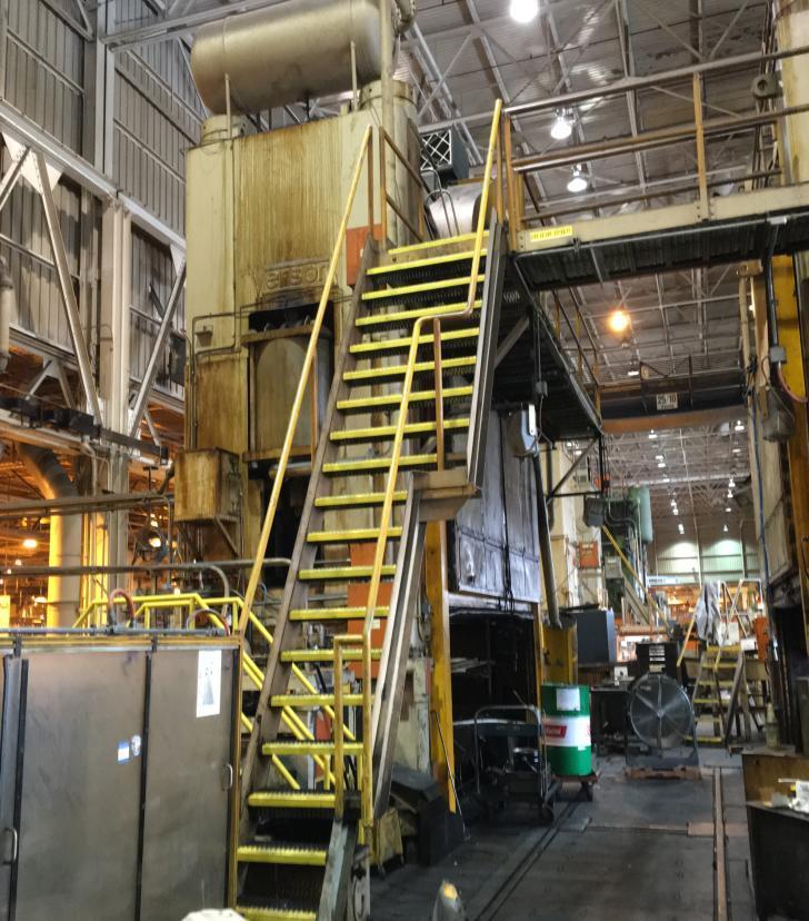 1,600 Ton Verson Straight Side Press For Sale