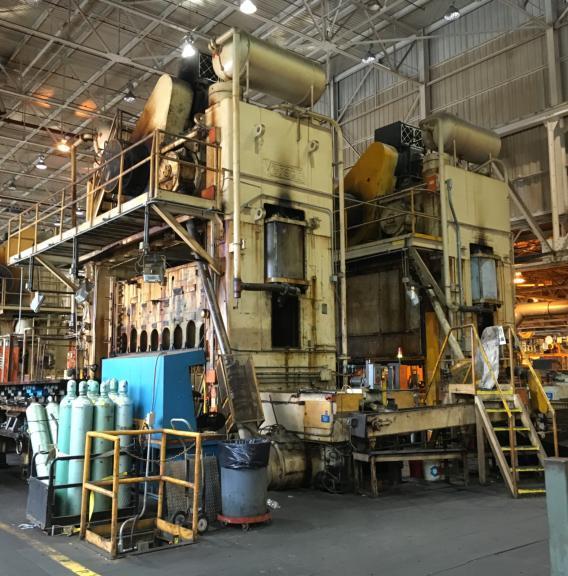 1,600 Ton Verson Straight Side Press For Sale