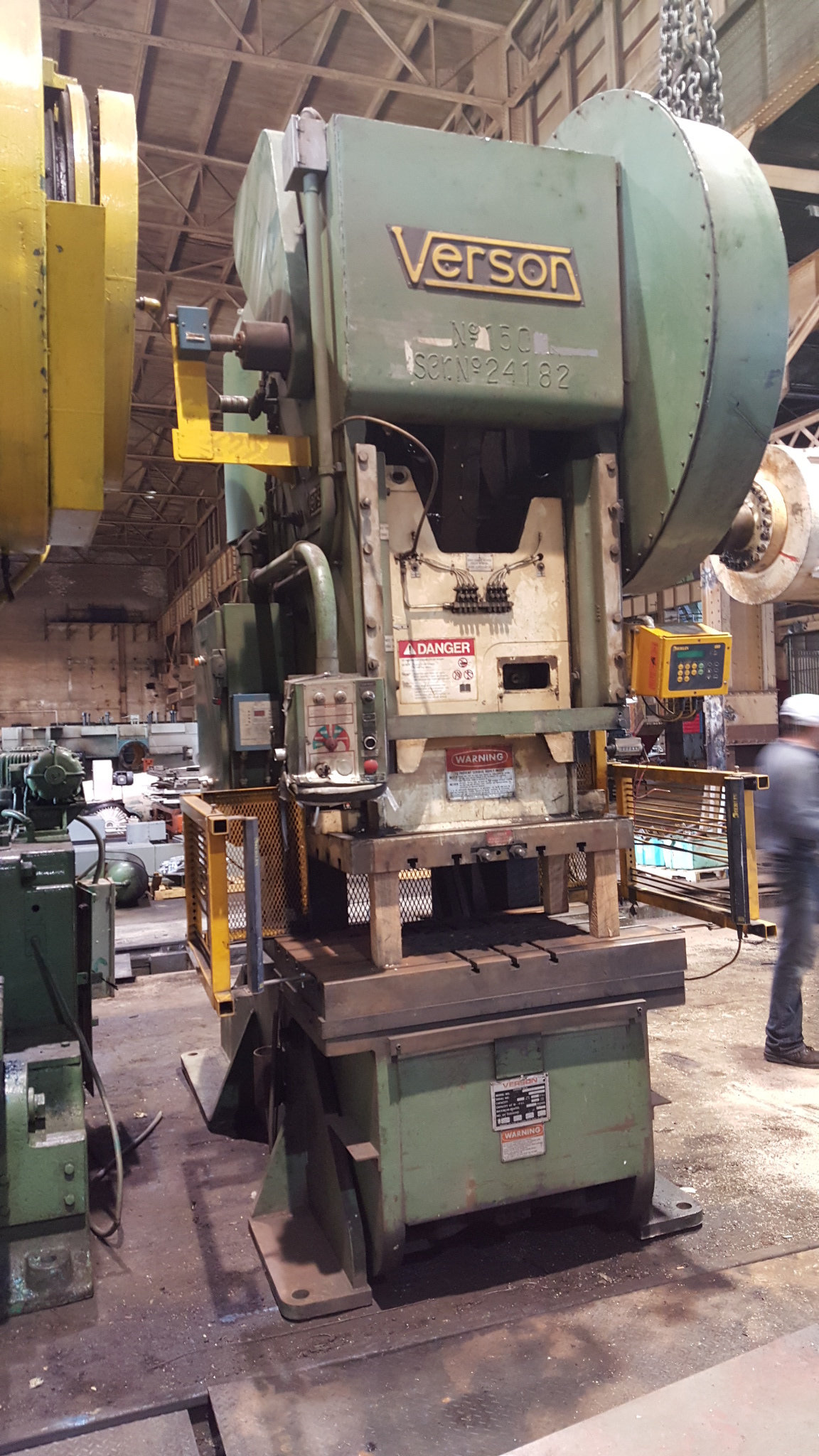 150 Ton Verson O.B.I. Press For Sale 150tVersonOBIPress