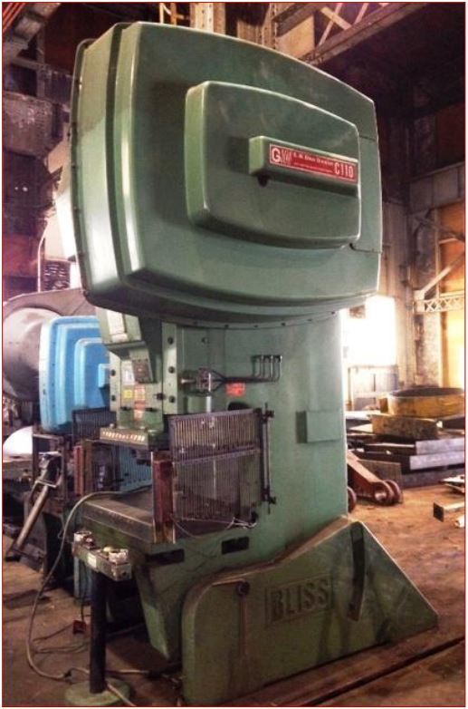 110 Ton Bliss O.B.I. Press For Sale