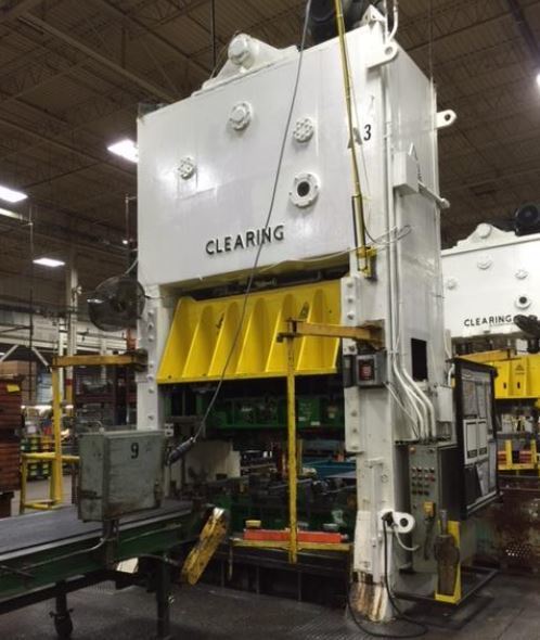 250 Ton Clearing Straight Side Press For Sale