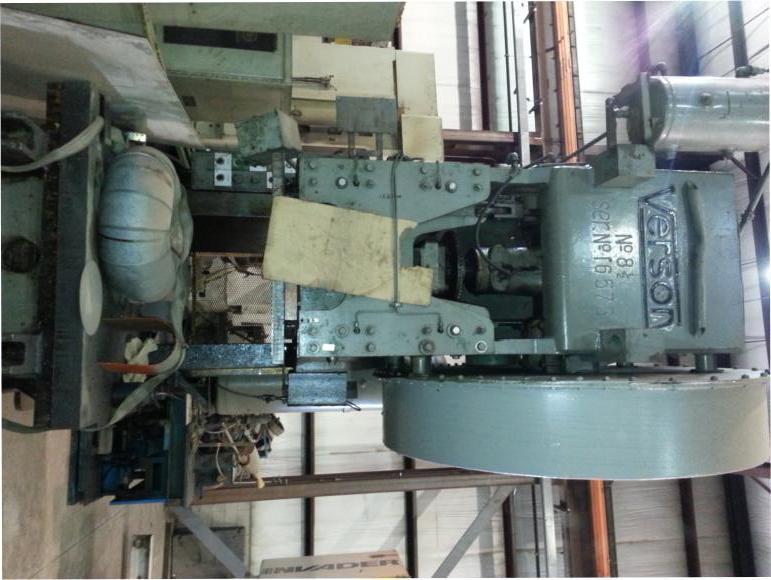 150 Ton Verson No. 8 Punch Press For Sale 150tVerson8PPress