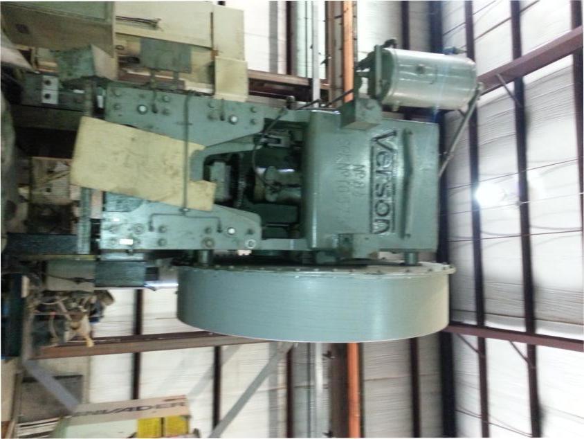 150 Ton Verson No. 8 Punch Press For Sale