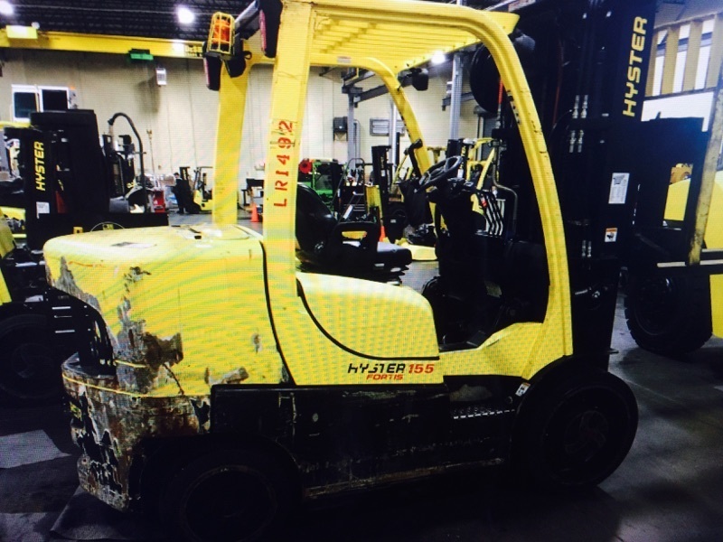 15,500lb. Capacity Hyster Forklift For Sale