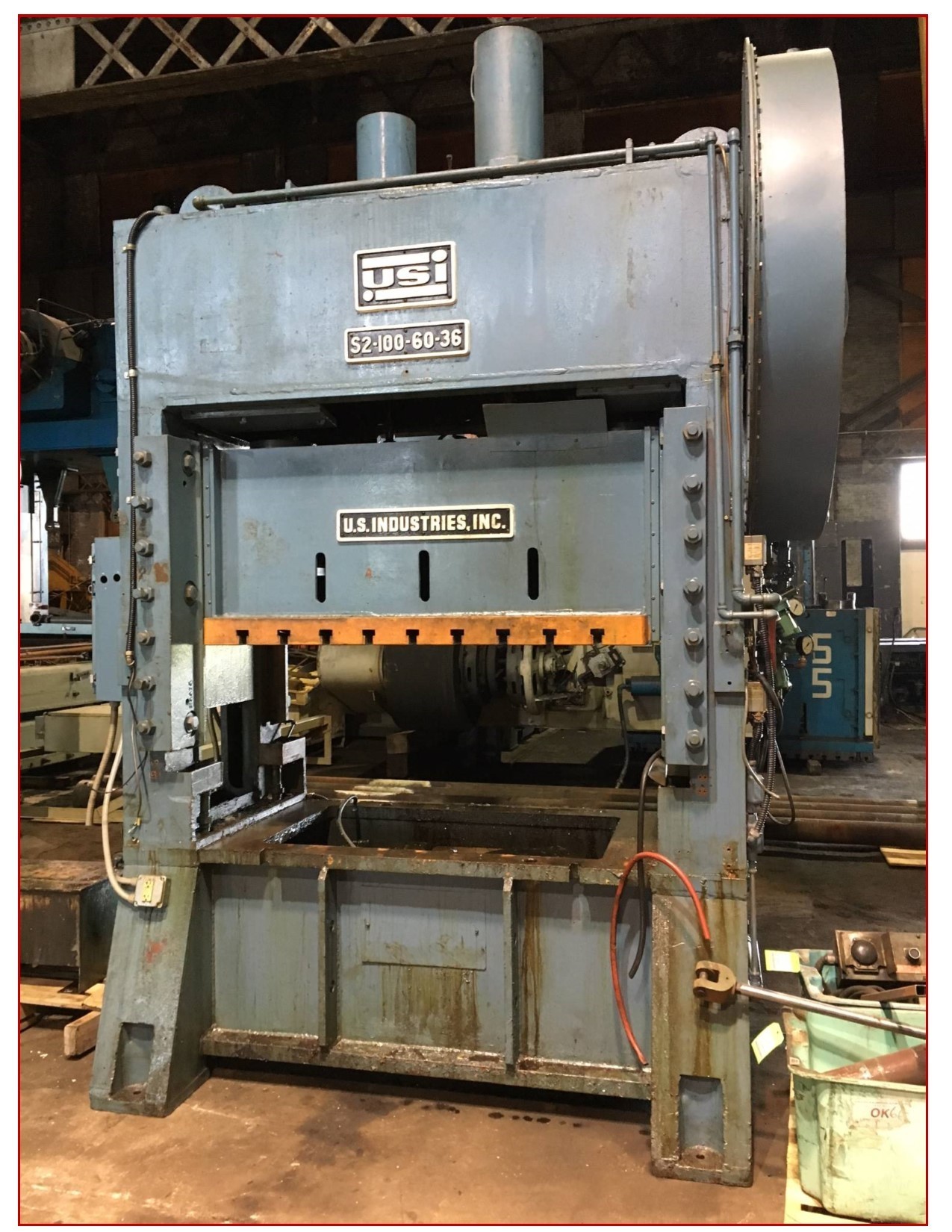 100 Ton Capacity USI Clearing Press For Sale 100tUSIClearingPressFS