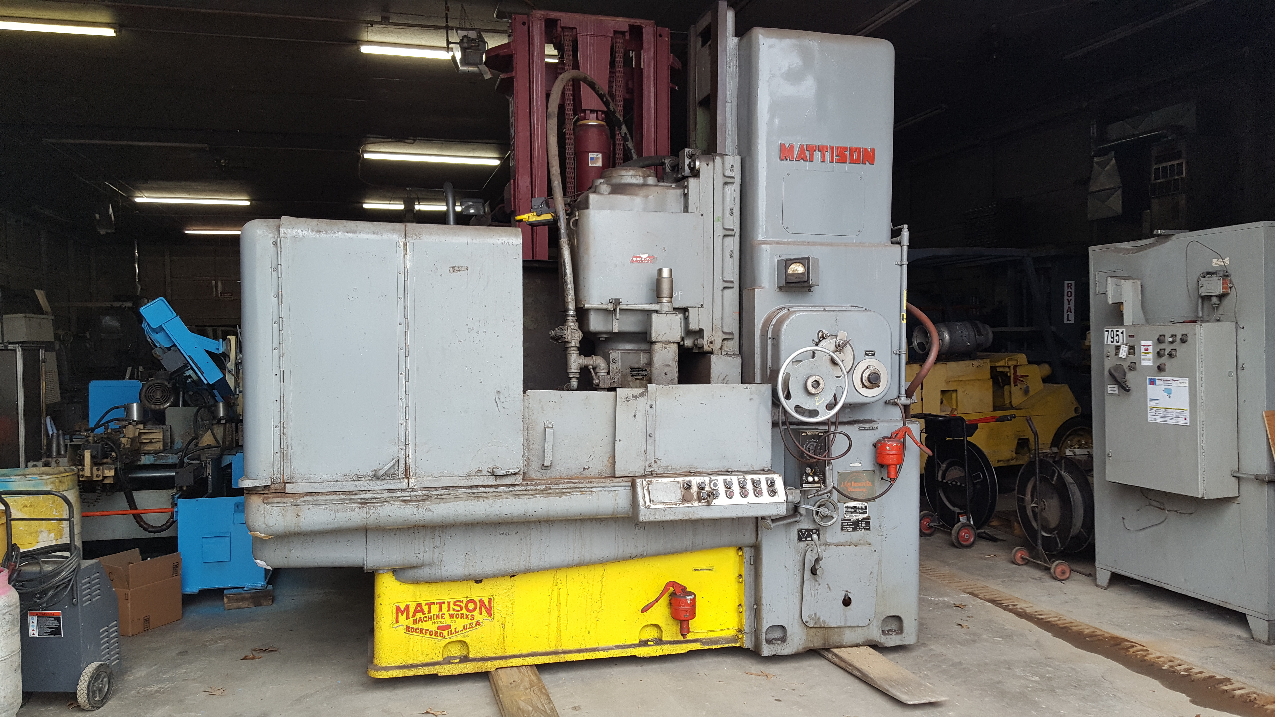 ​Mattison Grinder For Sale 42" MattisonGrinderModel24FS