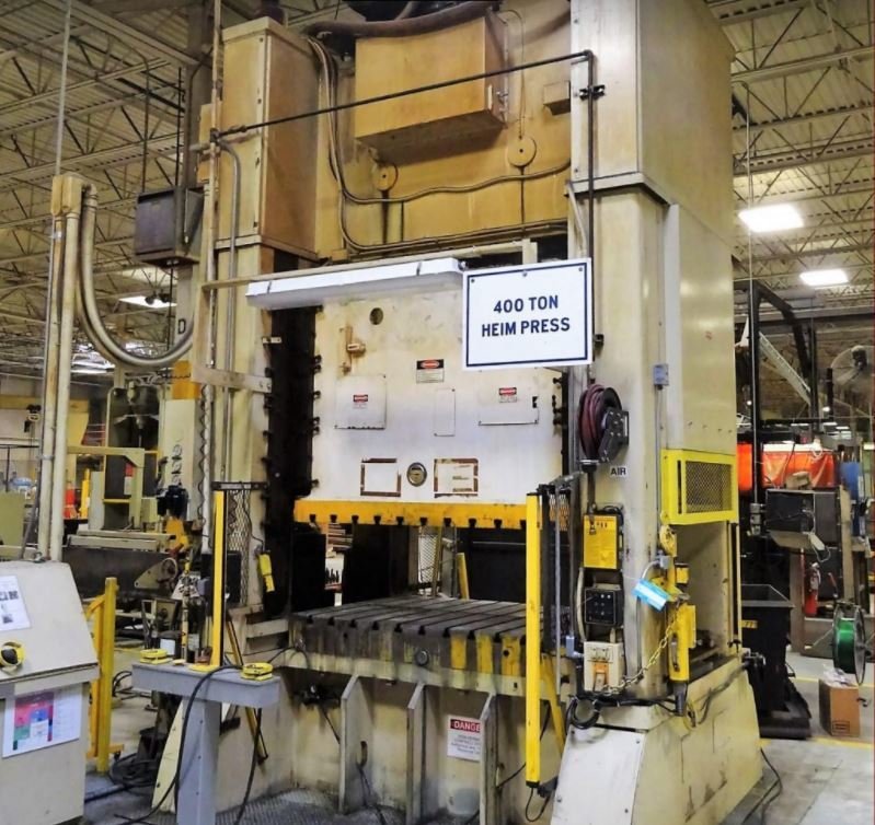 400 Ton Capacity Heim Straight Side Press For Sale 400tHeimSSPressFS