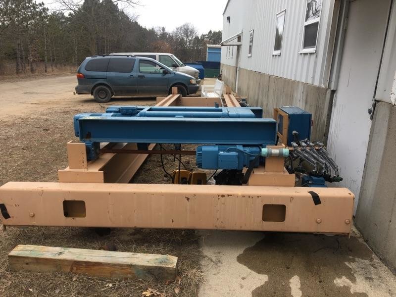 10 Ton Capacity Demag Overhead Bridge Crane For Sale