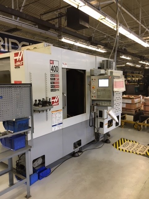 Haas EC-400 CNC Horizontal Machining Center For Sale HaasEC400CNCVertMachCenterFS