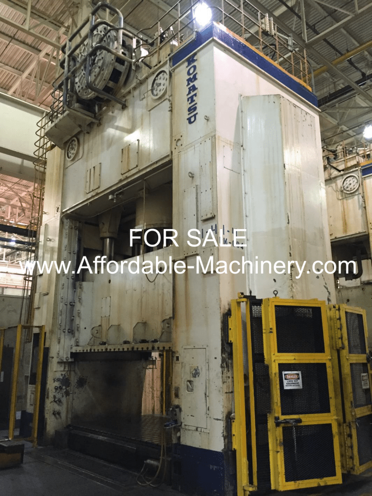 Presses 1000 to 2000 Tons For Sale | Affordable MachineryAffordable ...