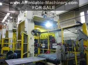 700 Ton Capacity Rovetta Single-Action Press Line (4 Available) For Sale